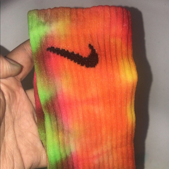 Nike Accessories - Nike Tie Dye socks in Pumpkin 🎃 color way Nike Accessories - Nike Tie Dye socks in Pumpkin 🎃 color way